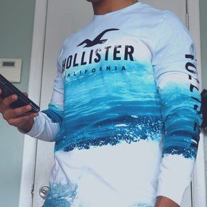 OMBRÉ PRINT LOGO GRAPHIC TEE